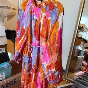 Colorful Abstract Maxi Dress
